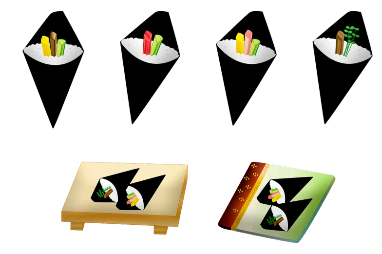 a book sitting on top of a wooden easel, inspired by Shūbun Tenshō, trending on pixabay, conceptual art, eating sushi, spritesheet, digital collage, black backround. inkscape