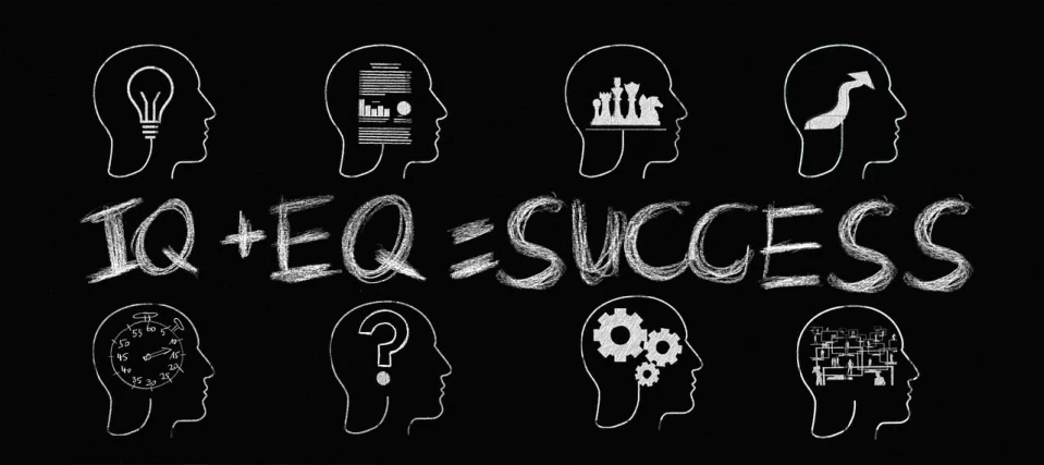 a chalkboard with the words 10 e - success written on it, a diagram, by Ei-Q, shutterstock, bauhaus, photo of head, outlined silhouettes, marco bucci, 1 8 0 0 dpi