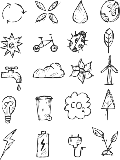 a bunch of drawings on a blackboard, concept art, by Odhise Paskali, trending on unsplash, renewable energy, seamless pattern design, icon, vertical wallpaper