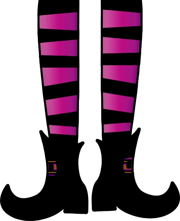 a pair of pink shoes sitting on top of a black floor, inspired by Herbert Bayer, flickr, abstract illusionism, vectorized, shutters, bottom view, purple body