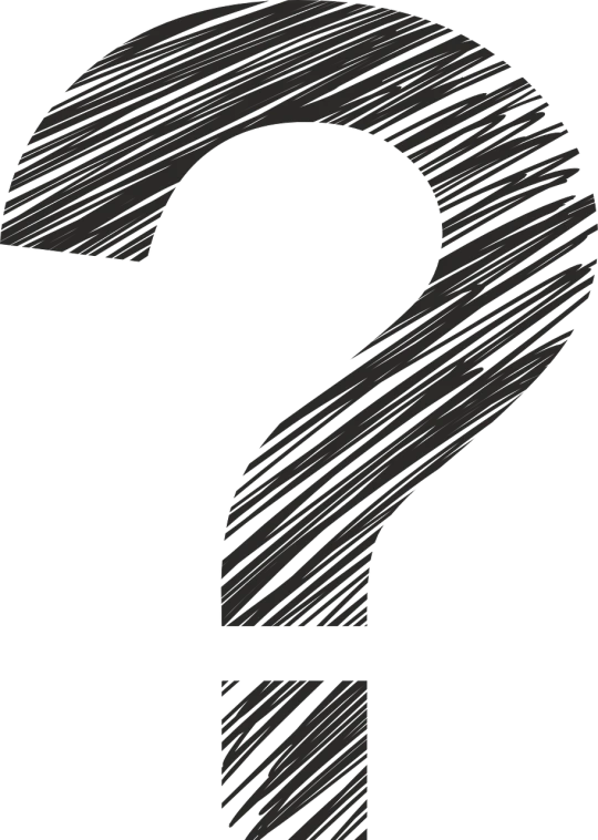 a black and white drawing of a question mark, by Alexander Scott, pixabay, vertical wallpaper, jedi fallen order teaser, coloured, a wooden