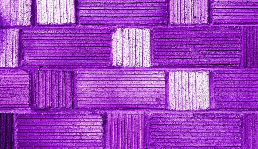 a close up of a purple and white wall, a macro photograph, trending on pixabay, blocks, fluorescent, embossed paint, background image