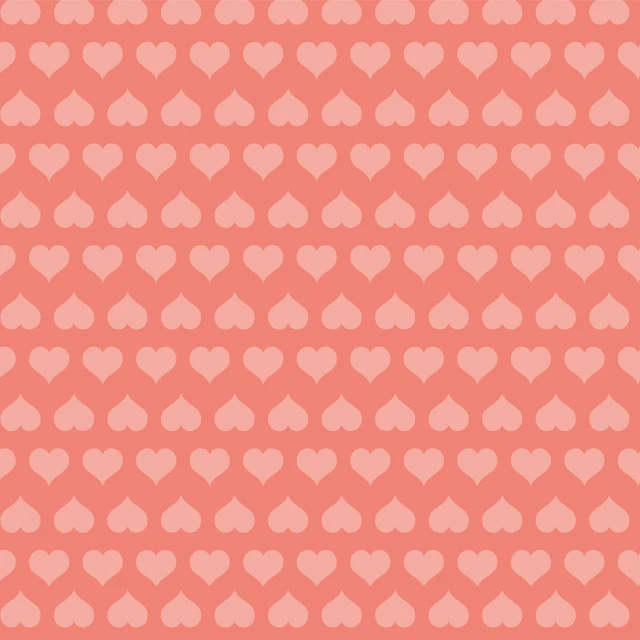 a pattern of hearts on a pink background, a picture, inspired by Katsushika Ōi, smooth in _ the background, 1128x191 resolution, peach and goma style, dark backgroud