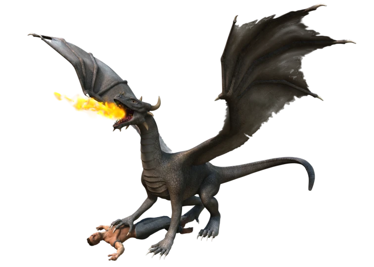 a close up of a dragon on a black background, a raytraced image, fire breathing. bowser, 3 d models, 3d models, toothless