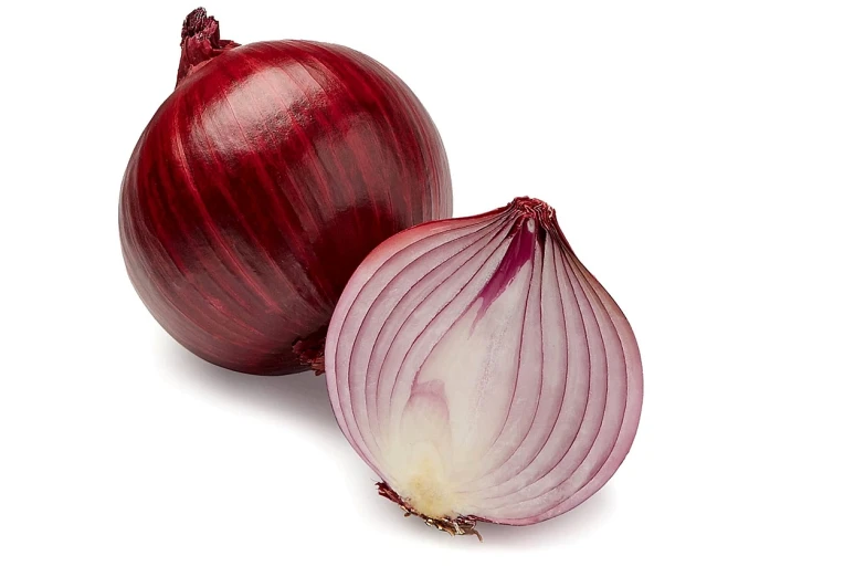 a couple of onions sitting next to each other, maroon red, high quality product image”, zdzidaw, ( ( dr sues ) )