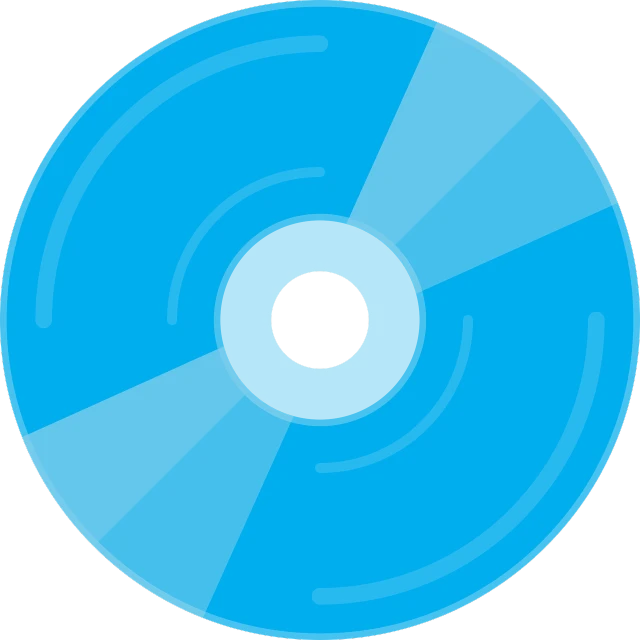 a blue disc on a black background, an album cover, computer art, flat color, blu-ray transfer, various posed, viewed from far away