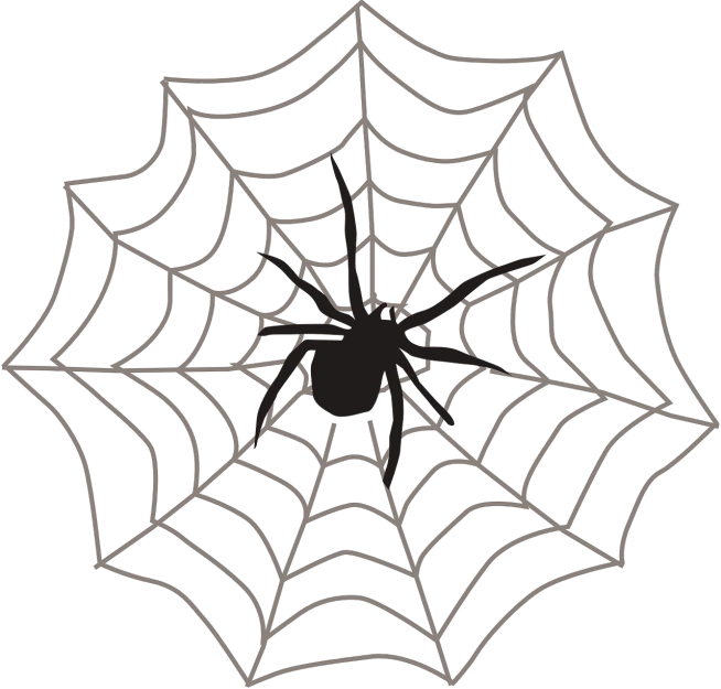 a spider sitting on top of a spider web, a cartoon, pixabay, net art, ( ( dark skin ) ), -h 1024, felt, spider legs large