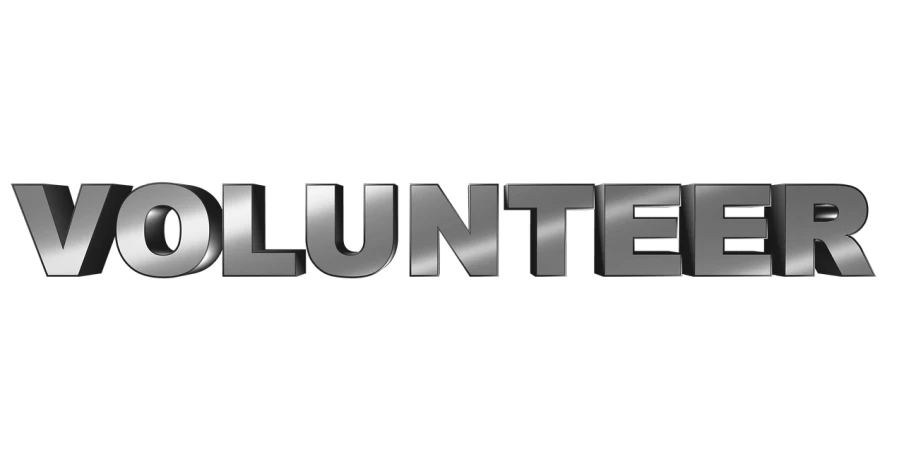 a close up of the word volunteer on a black background, lineart, inspired by Titus Lunter, deviantart contest winner, hunters gear, imvu, profile picture, hunted