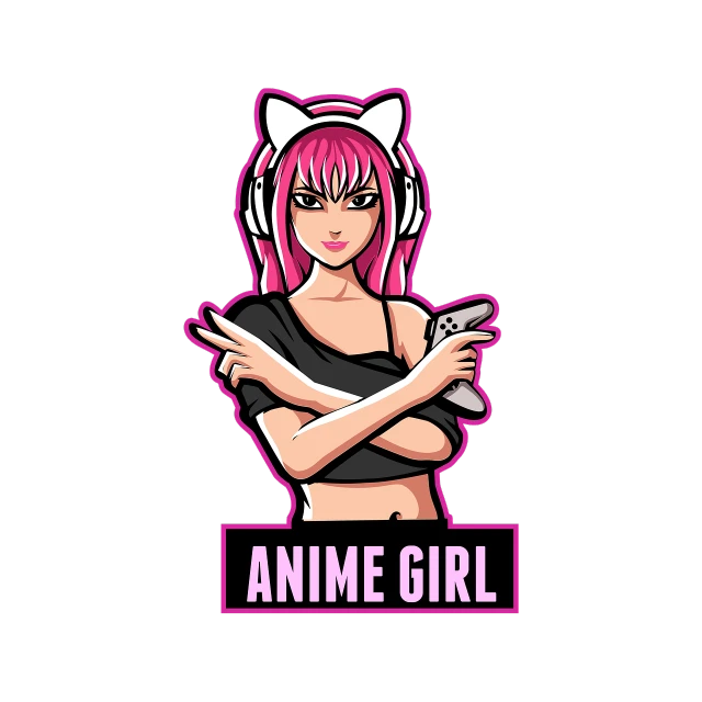 an anime girl with pink hair holding a cell phone, inspired by Rei Kamoi, furry art, cartoon style illustration, portrait ninja gaiden girl, twitch emote, very beautiful anime cat girl