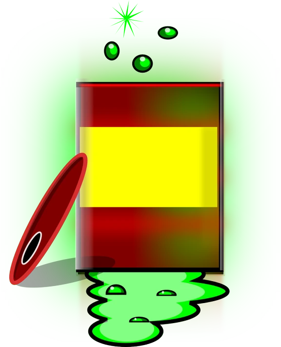 a picture of a door with a frisbee in front of it, digital art, by Pedro Pedraja, flickr, digital art, red green yellow color scheme, sardine in a can, clipart icon, transparent liquid