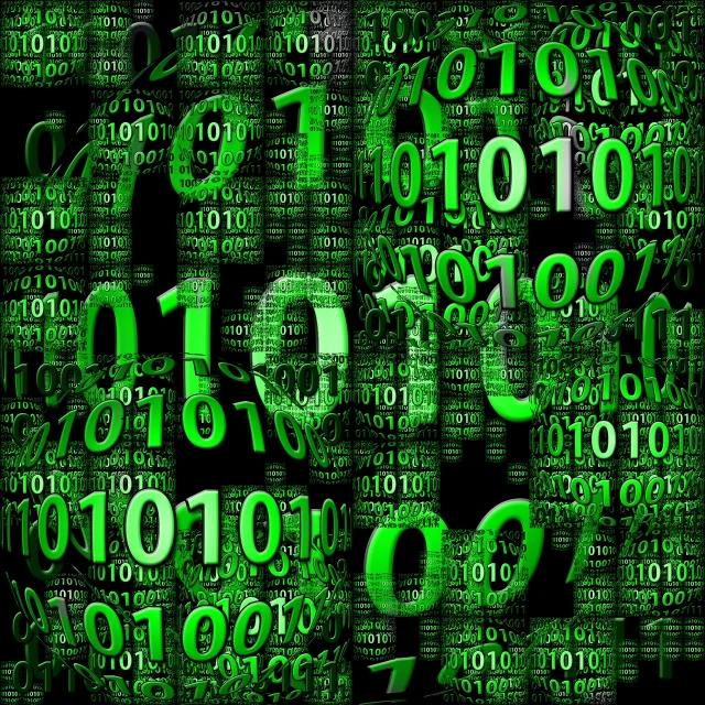 a lot of green numbers on a black background, digital art, nitid and detailed background, stacked computer screens, the riddler, coherent photo