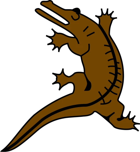a close up of a lizard on a black background, an illustration of, hurufiyya, vectorized logo style, brown exoskeleton, artists rendition, illustration