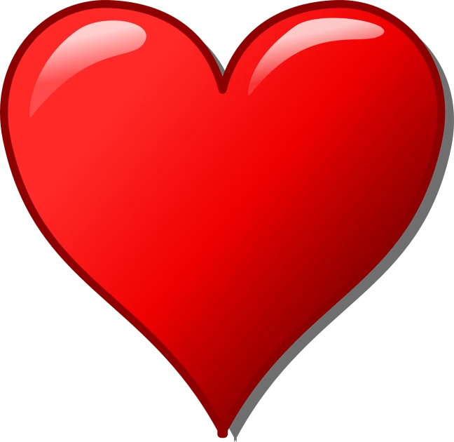 a red heart on a black background, a picture, high res, clip art