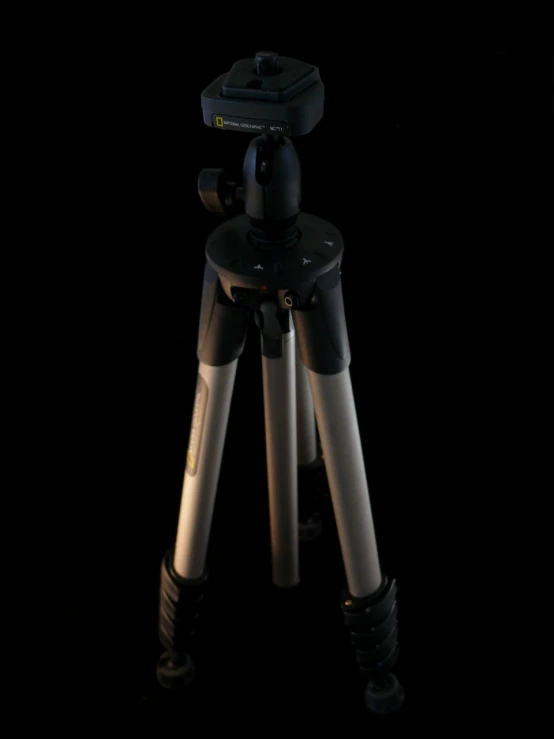 a close up of a camera on a tripod, by Dietmar Damerau, volumetric lighting — w 6 4 0, national geographic quality, panorama, frontal pose