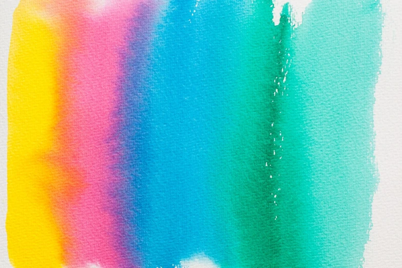 a close up of watercolor paint on a piece of paper, abstract art, neon gradient, turquoise pink and green, tricolor background, iridiscent fabric