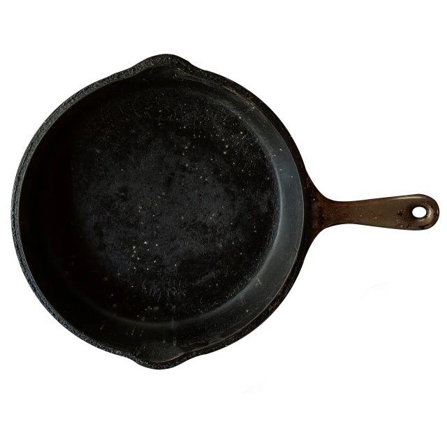 a cast iron skillet on a black background, a portrait, by Adam Chmielowski, minimalism, 15081959 21121991 01012000 4k, spatter, version 3, :: morning