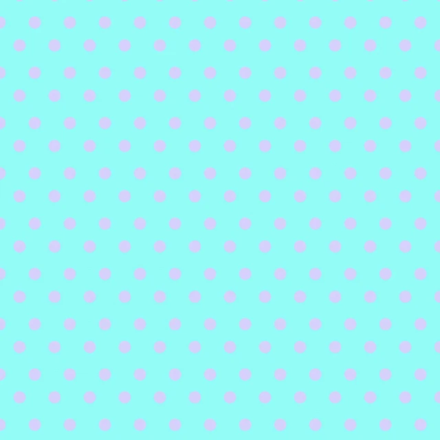 a polka dot pattern on a blue background, digital art, by Andrei Kolkoutine, deviantart, in the colors hot pink and cyan, seamless game texture, mauve and cyan, paper