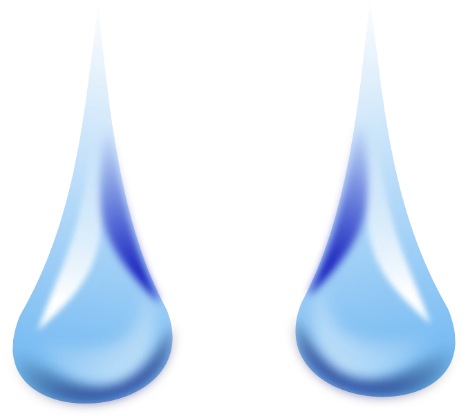 two blue water drops on a black background, pixabay, conceptual art, sprite sheet, ears, clean cel shaded, acid rains. the sacred nipple