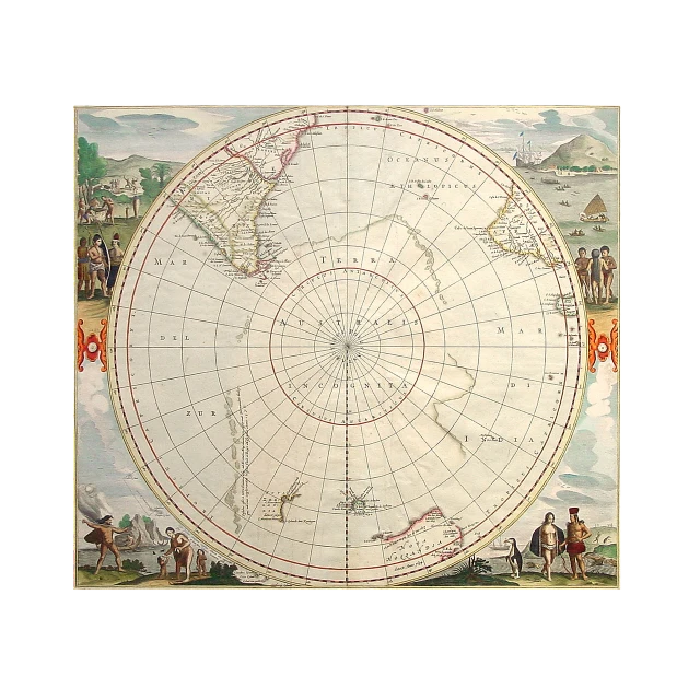 a close up of a map of the world, by Robert Bryden, antarctica, circle, zulu, high quality image”