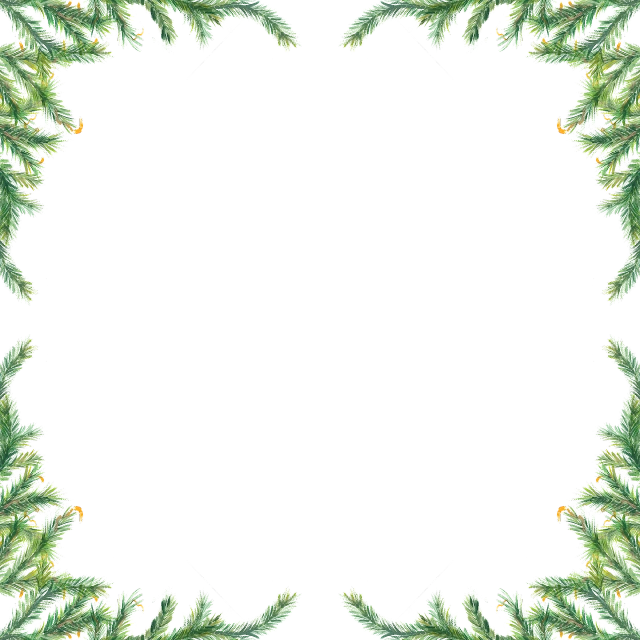 a christmas frame with pine branches and berries, a stock photo, by Tadashi Nakayama, shutterstock, simple tree fractal, full lenght view. white plastic, catalog photo, two