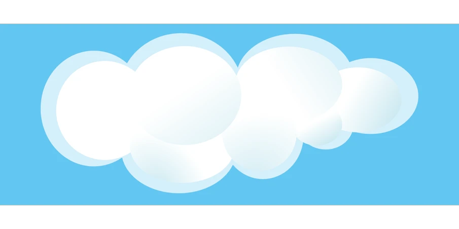 a group of white clouds in a blue sky, an illustration of, by Taiyō Matsumoto, bubble, paint tool sai!! blue, twins, large white border