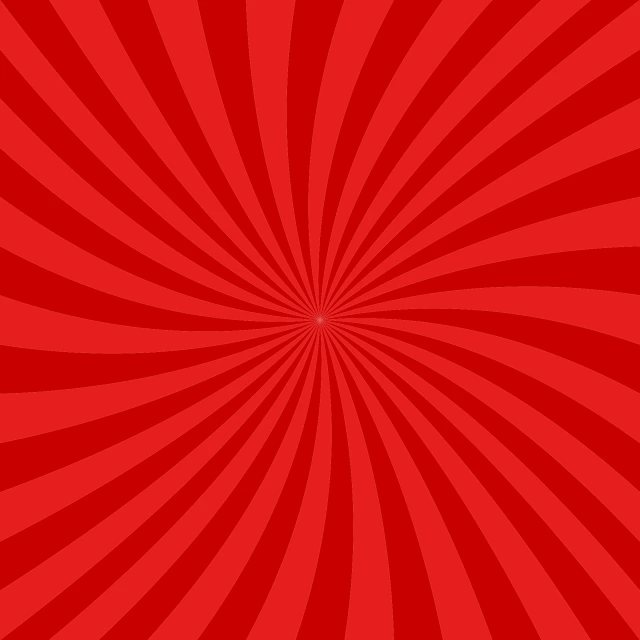 a red background with a spiral design, a stock photo, inspired by Saitō Kiyoshi, shutterstock contest winner, rays, uniform background, flat vector graphic, centered in picture