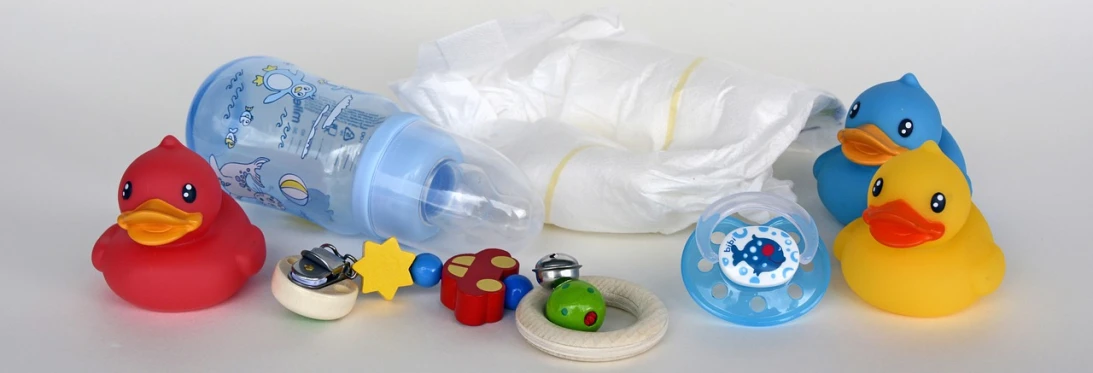 a bunch of toys sitting on top of a table, a picture, plasticien, membrane pregnancy sac, moisture, white plastic, bottle