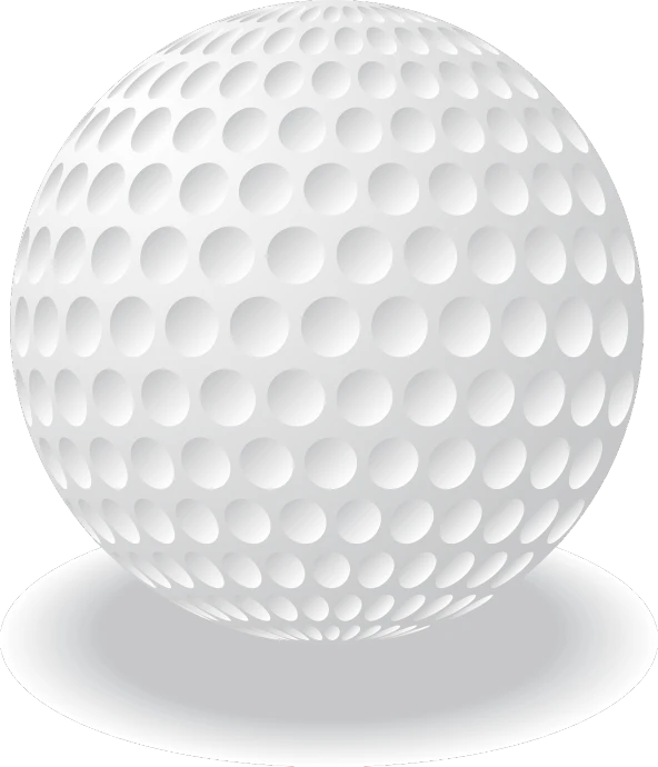 a white golf ball on a white background, by Greg Rutkowski, digital art, no gradients, beginner, round design, shade