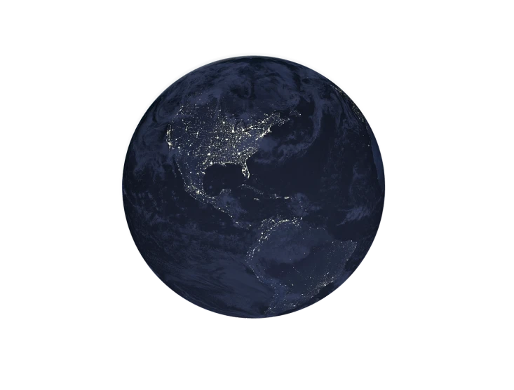 a view of the earth from space at night, an illustration of, high res photo, 2 0 1 0 photo, group photo, flash photo