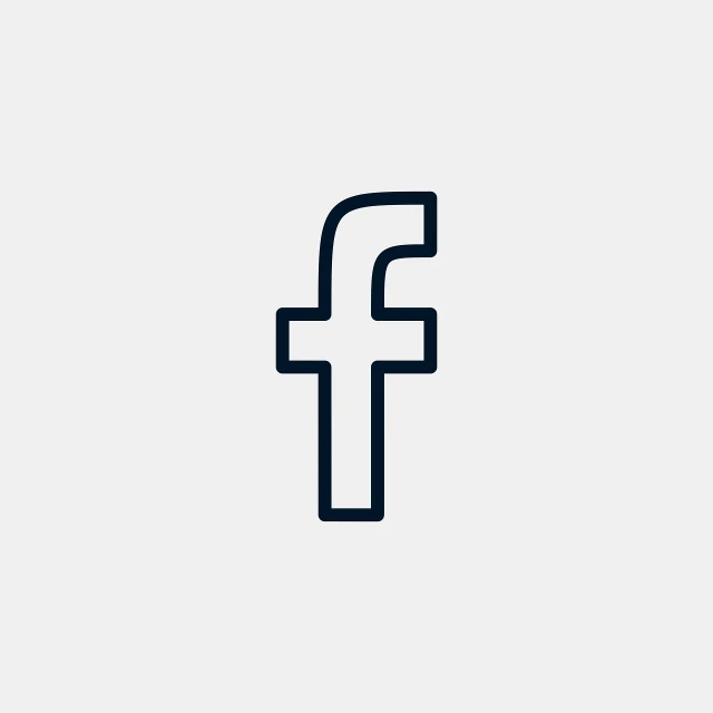 a black and white photo of a facebook logo, a picture, by Seb McKinnon, figuration libre, flat color, 33mm photo, outlined, 4k post