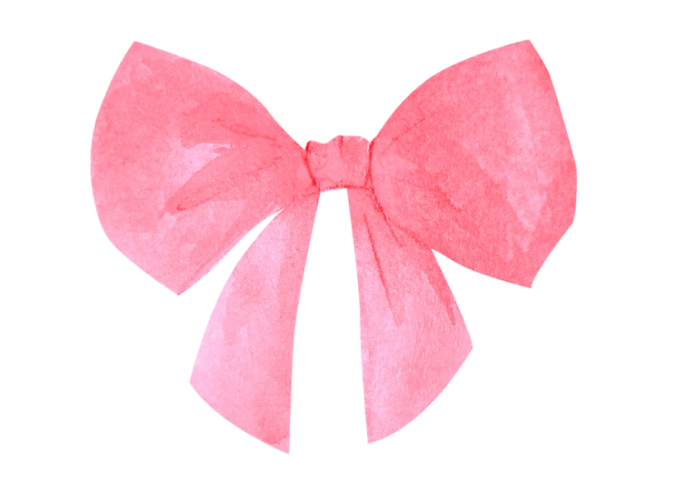 a pink bow on a black background, a digital rendering, inspired by Masamitsu Ōta, sōsaku hanga, watercolored, holiday, loosely cropped, red colored