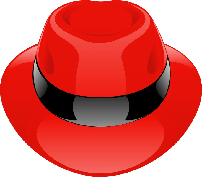 a red hat on a white background, vector art, reddit, tarantino, glossy plastic, safari, red - eyed