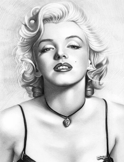 a black and white drawing of a woman, a charcoal drawing, inspired by Marilyn Bendell, extremely detailed artgerm, has a very realistic look to it, cartoon art, high quality hd digital art