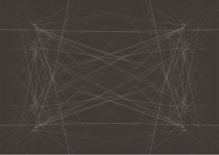 a black and white picture of a black and white picture of a black and white picture of a black and white picture of a black and white, inspired by Lorentz Frölich, unsplash, generative art, black fine lines on warm brown, vector lineal, megastructure background, backround dark