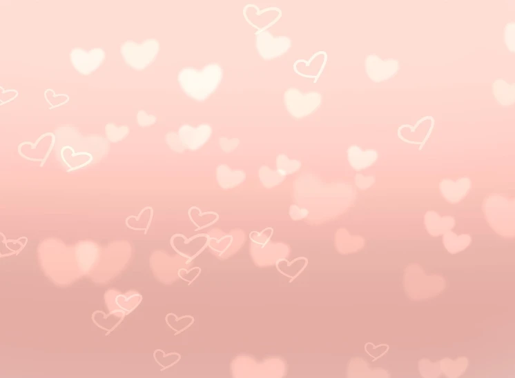 a bunch of hearts on a pink background, a picture, inspired by Peter Alexander Hay, shutterstock, romanticism, blurred and dreamy illustration, very soft diffuse lights, bottom angle, 1128x191 resolution