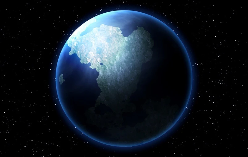 a view of the earth from space with stars in the background, an illustration of, space art, antarctica, highly detailed 3d fractal, sao paulo, with earth in the background