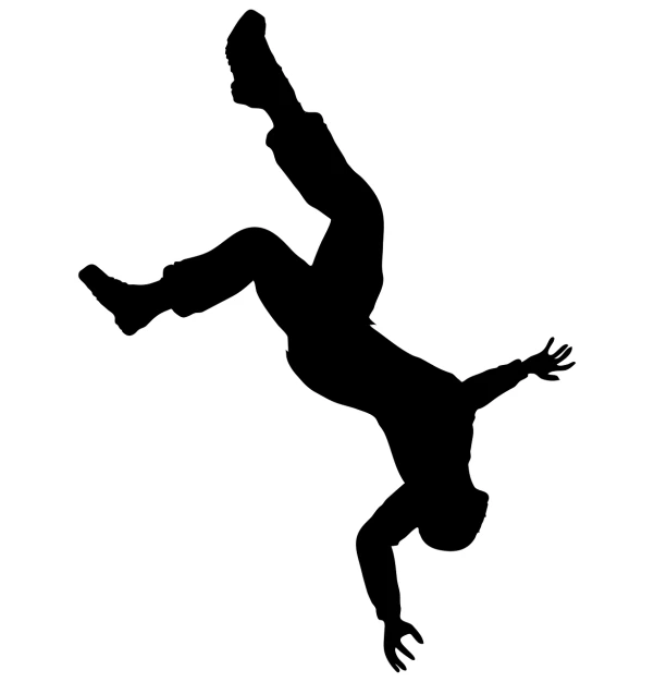 a silhouette of a person doing a trick on a skateboard, figuration libre, skydiving, head tilted downward, frantic dancing pose, istock