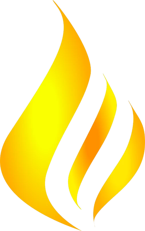 a yellow flame on a black background, a screenshot, inspired by Rodney Joseph Burn, hurufiyya, vectorized, braziers, rating: general, holy spirit