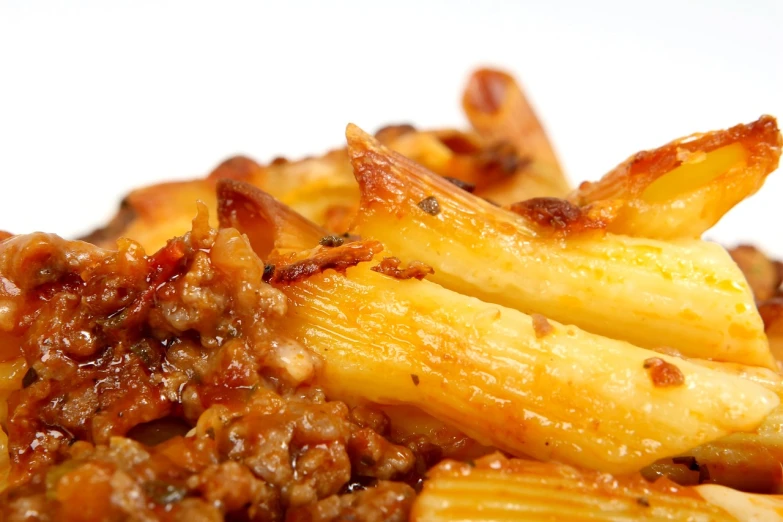 a close up of a plate of pasta with meat, renaissance, close-up product photo, melting cheese, high detail product photo, best fries