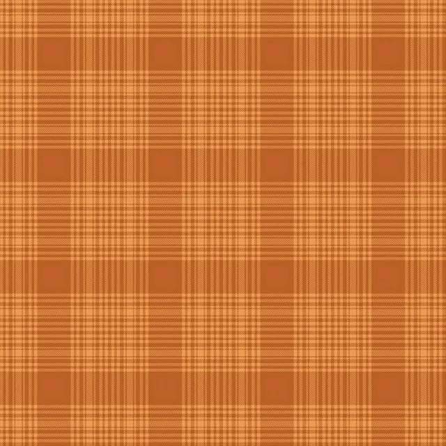 an orange and brown plaid fabric, a digital rendering, inspired by Agnes Martin, trending on pixabay, minimalism, warm orange lighting, brown shirt, straw, 3840x2160