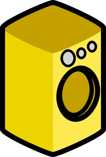 a yellow box with eyes on it, inspired by Masamitsu Ōta, pop art, rage against the washing machine, game icon, subwoofer, [ [ soft ] ]