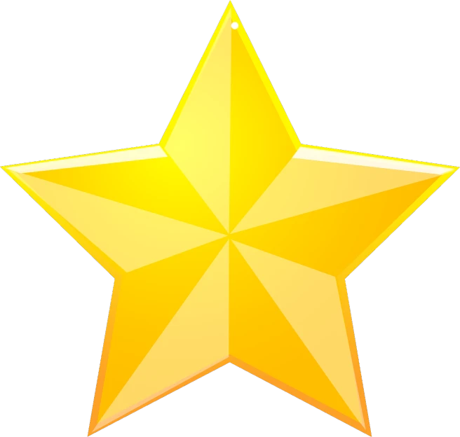a gold star on a black background, no gradients, star hatcheries, link, nut