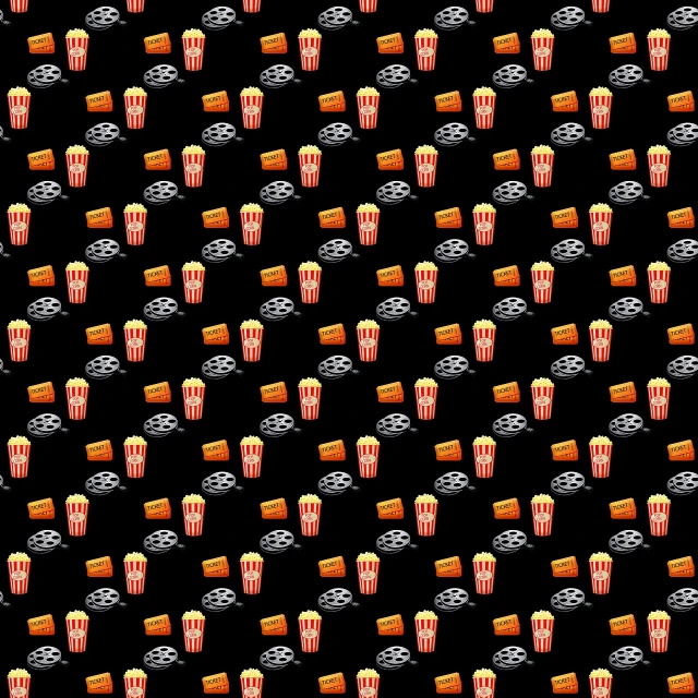 a pattern of orange and white squares on a black background, tumblr, popcorn as morpheus, hamburgers and soda, with familiar sprites, vertical wallpaper