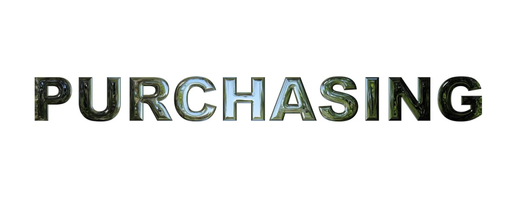 a close up of the words purchasing on a white background, by Richard Hess, featured on pixabay, photorealism, battle chasers, archs, online casino logo, total chaos