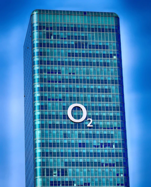 a very tall building with a clock on it's side, by Richard Carline, iso 500, #oc, azure, year 2 0 2 2