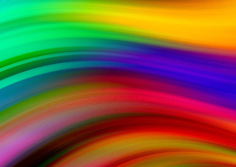 a close up of a multicolored background, a digital painting, rainbow stripe backdrop, curved lines, vivid colours. sharp focus. wow!
