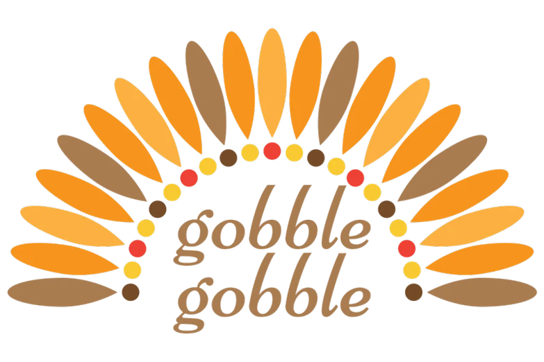 the gobble gobble logo on a black background, a digital rendering, by Meredith Dillman, art nouveau, avatar for website, 2 5 6 x 2 5 6, happy, godesses