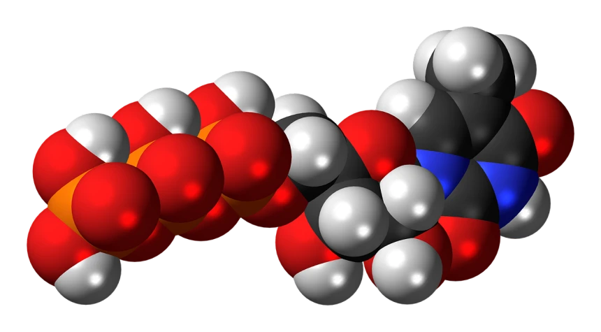 a bunch of balls that are next to each other, a digital rendering, by Jon Coffelt, lysergic acid diethylamide, cobalt blue and pyrrol red, detailed chemical diagram, photo taken from far away