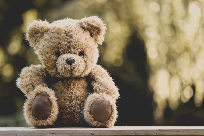 a brown teddy bear sitting on top of a wooden table, pexels, realism, profile picture 1024px, a friend in need, tocchini, wallpaper - 1 0 2 4