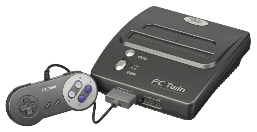 a couple of video game controllers sitting next to each other, a computer rendering, by Awataguchi Takamitsu, neogeo, bandai box art, full f/22, infini - d - render, twins